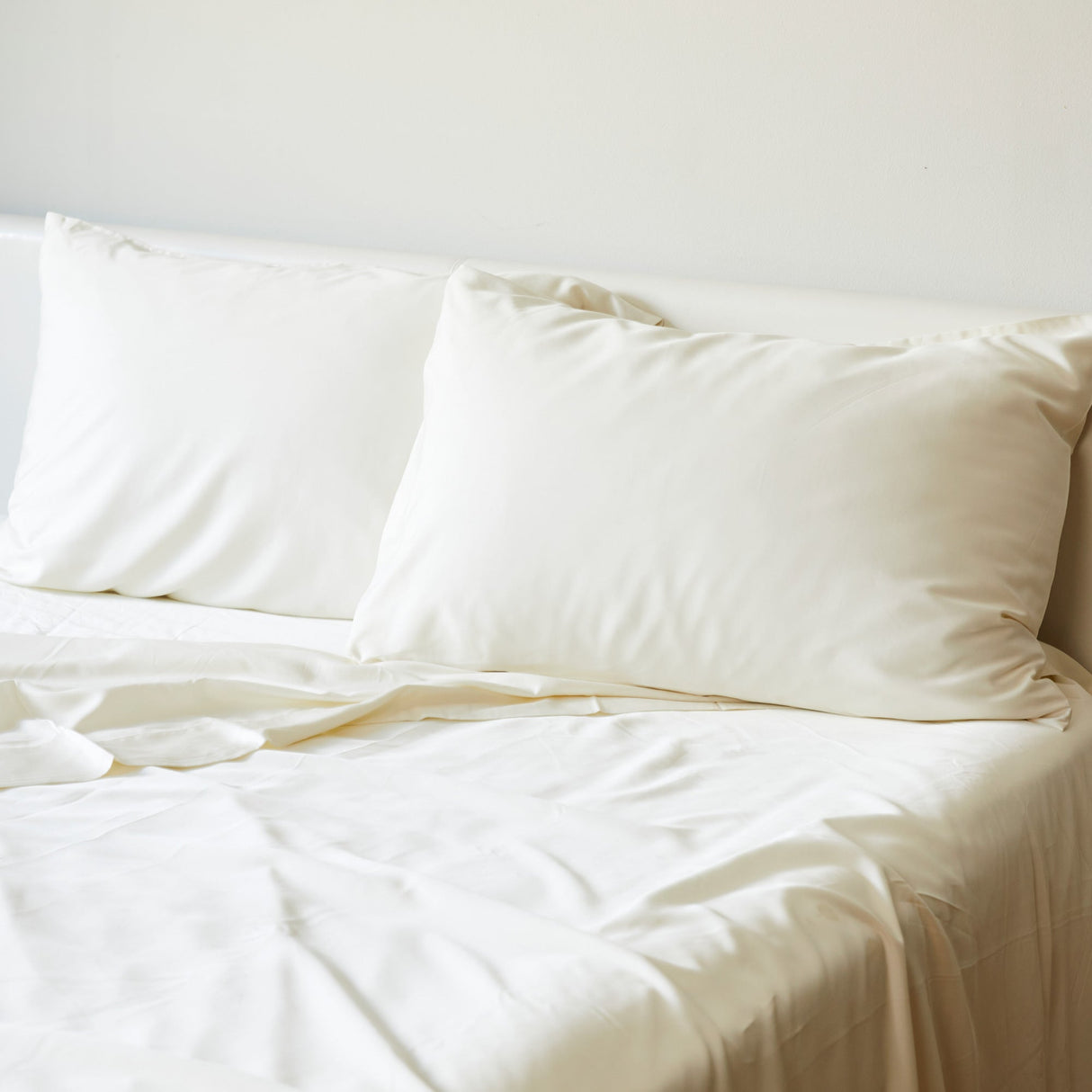 Bamboo Fitted Sheet - Ivory from BedVoyage