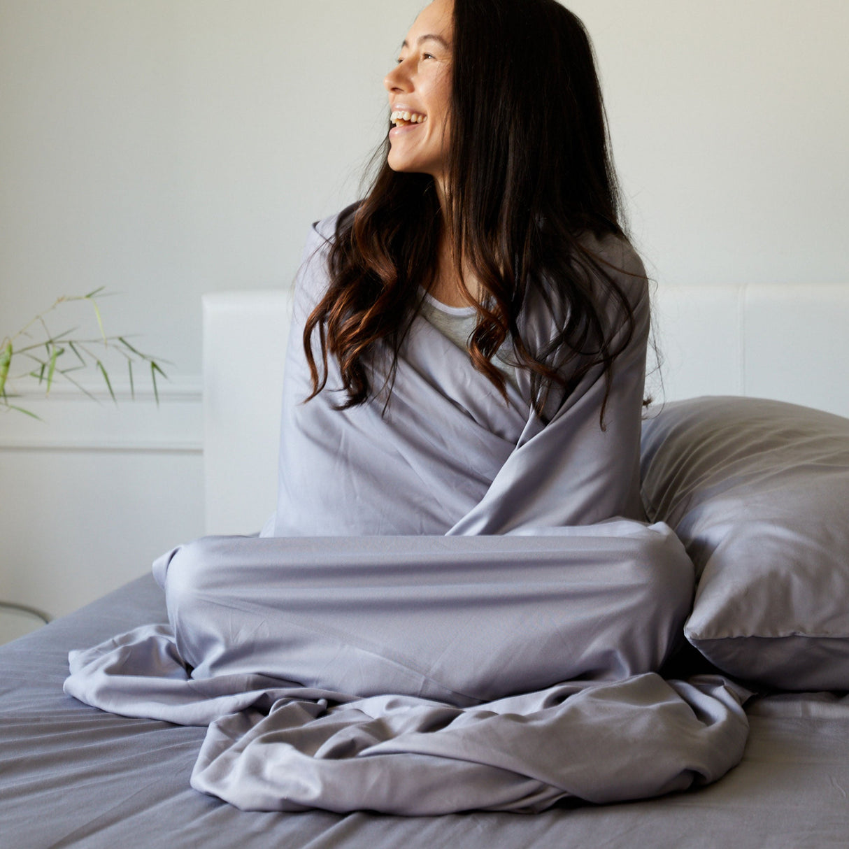 Bamboo Bed Sheet Set - Platinum from BedVoyage