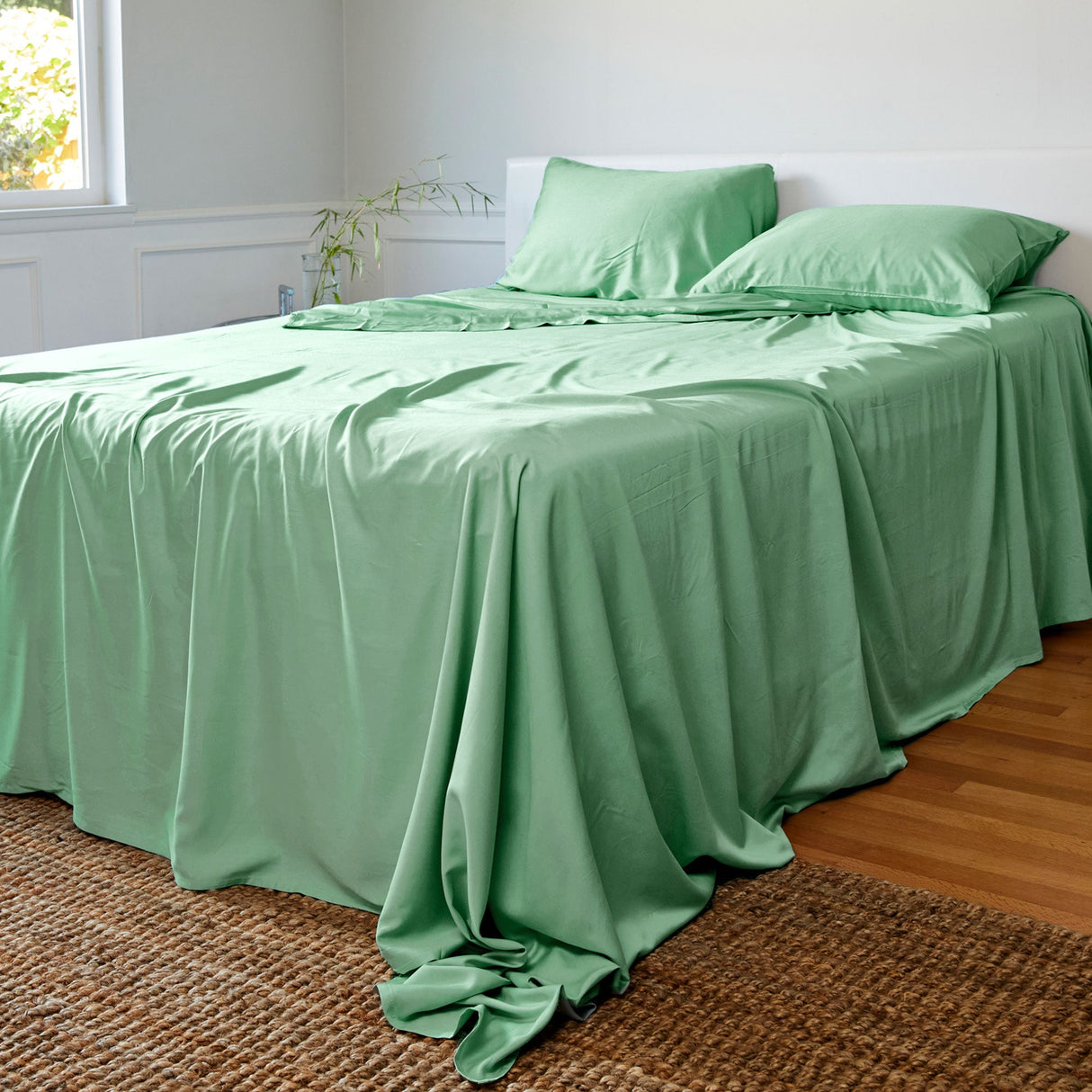 Bamboo Bed Sheet Set - Seaglass from BedVoyage