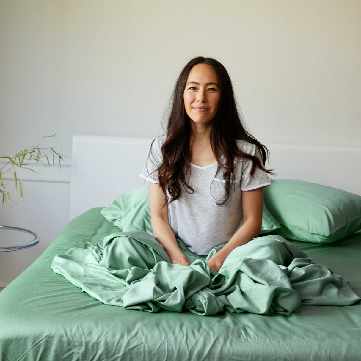 Bamboo Bed Sheet Set - Seaglass from BedVoyage