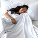 Bamboo Bed Sheet Set - White from BedVoyage