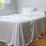 Bamboo Bed Sheet Set - White from BedVoyage