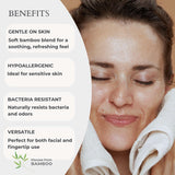 Bamboo Refresh Facial and Fingertip 4pc Towel Set from BedVoyage