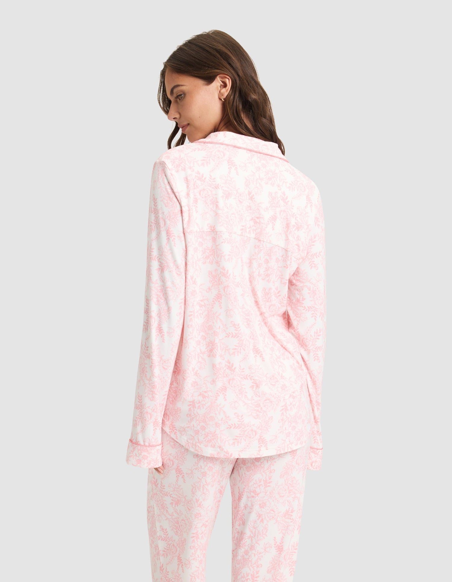 Women's Bamboo Stretch-Knit Long Sleeve Pajama Set from Cozy Earth