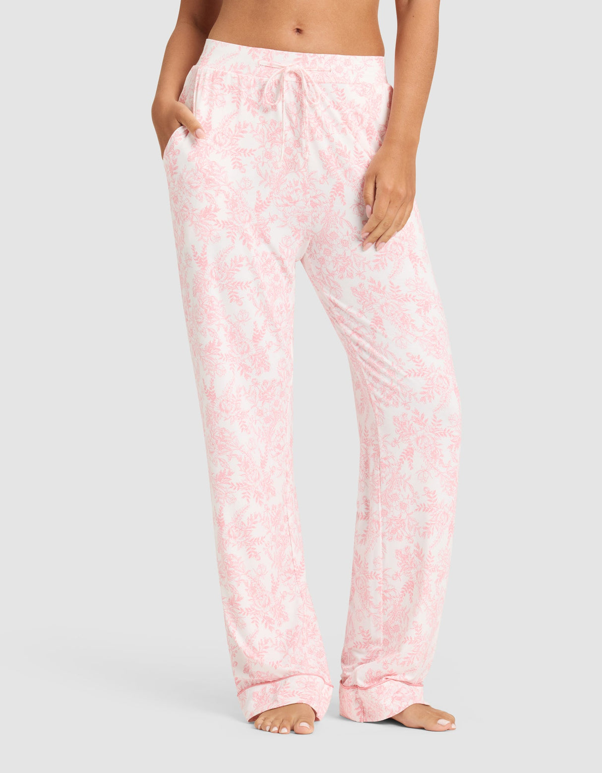 Women's Bamboo Stretch-Knit Short Sleeve & Pant Pajama Set from Cozy Earth