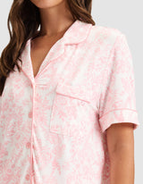 Women's Bamboo Stretch-Knit Short Sleeve & Pant Pajama Set from Cozy Earth