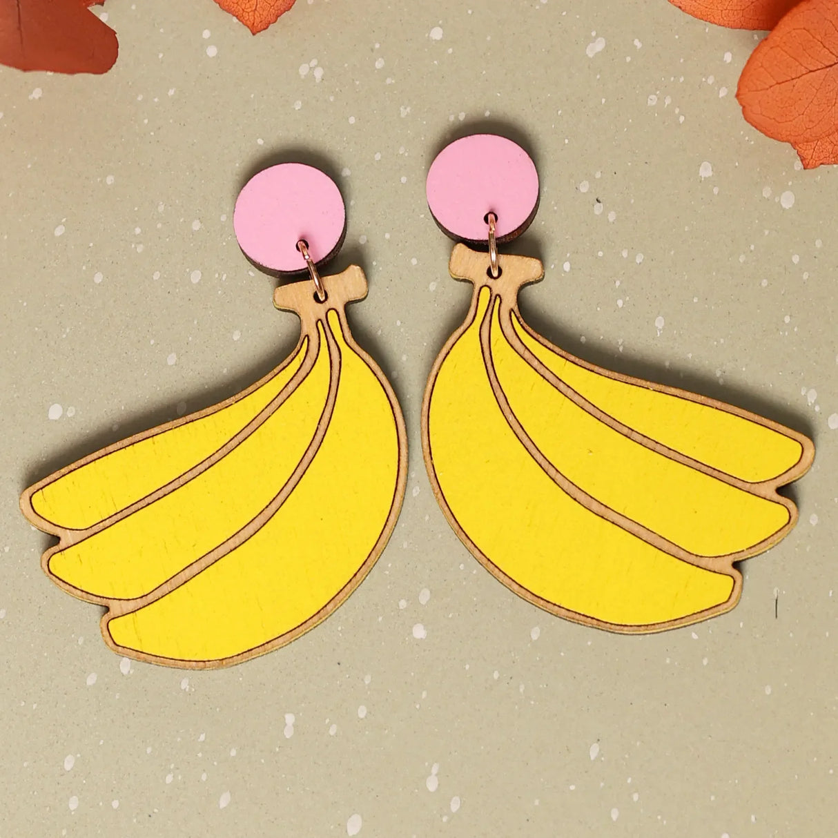 Banana Stud Dangles from LE CHIC MIAMI