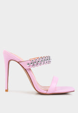 Bandy Stieletto Heel Metal Stud Sandals from London Rag International