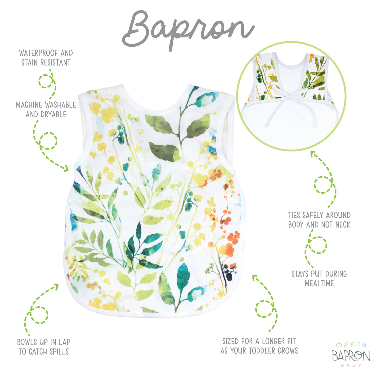Autumn Leaves Bapron from BapronBaby