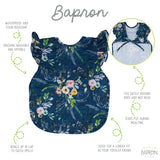 Boho Floral Flutter Bapron from BapronBaby