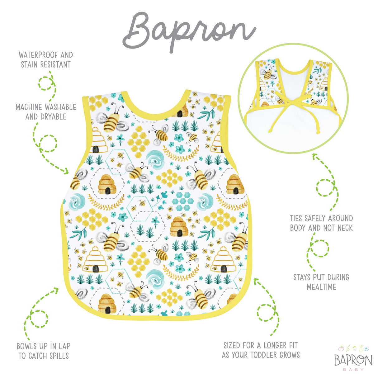Busy Bees Bapron from BapronBaby