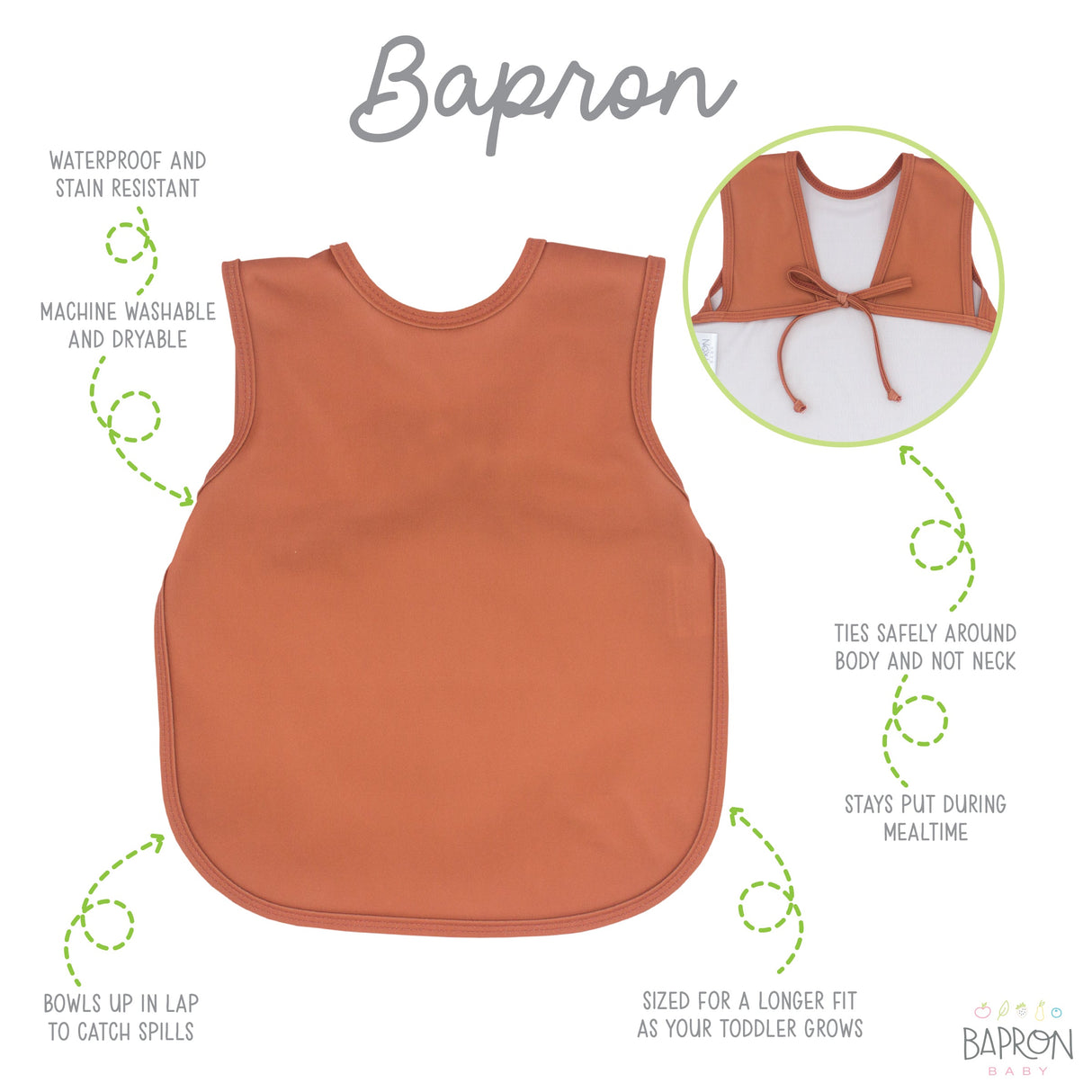Solid Copper Minimalist Bapron from BapronBaby