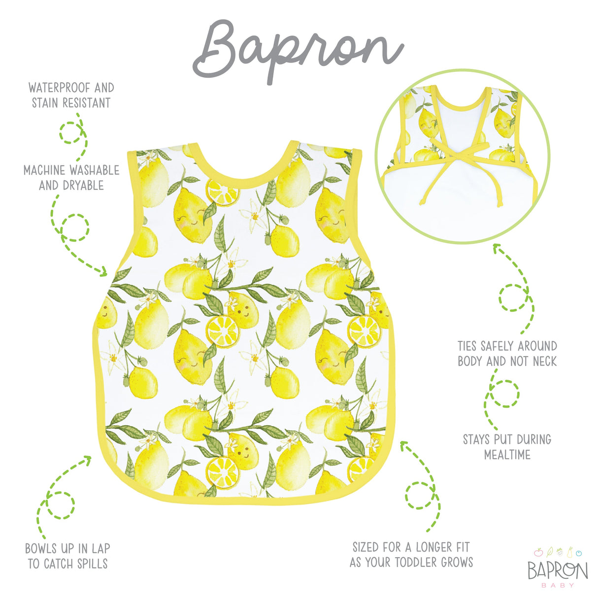 Fresh Lemon Bapron from BapronBaby