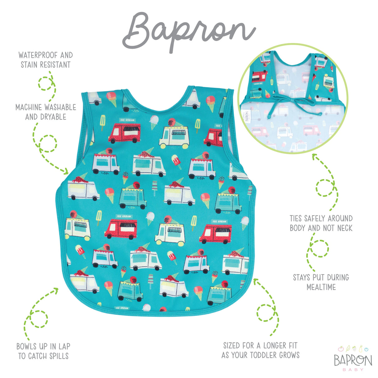 Ice Cream Truck Bapron from BapronBaby