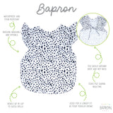 Organic Dot Flutter Bapron from BapronBaby