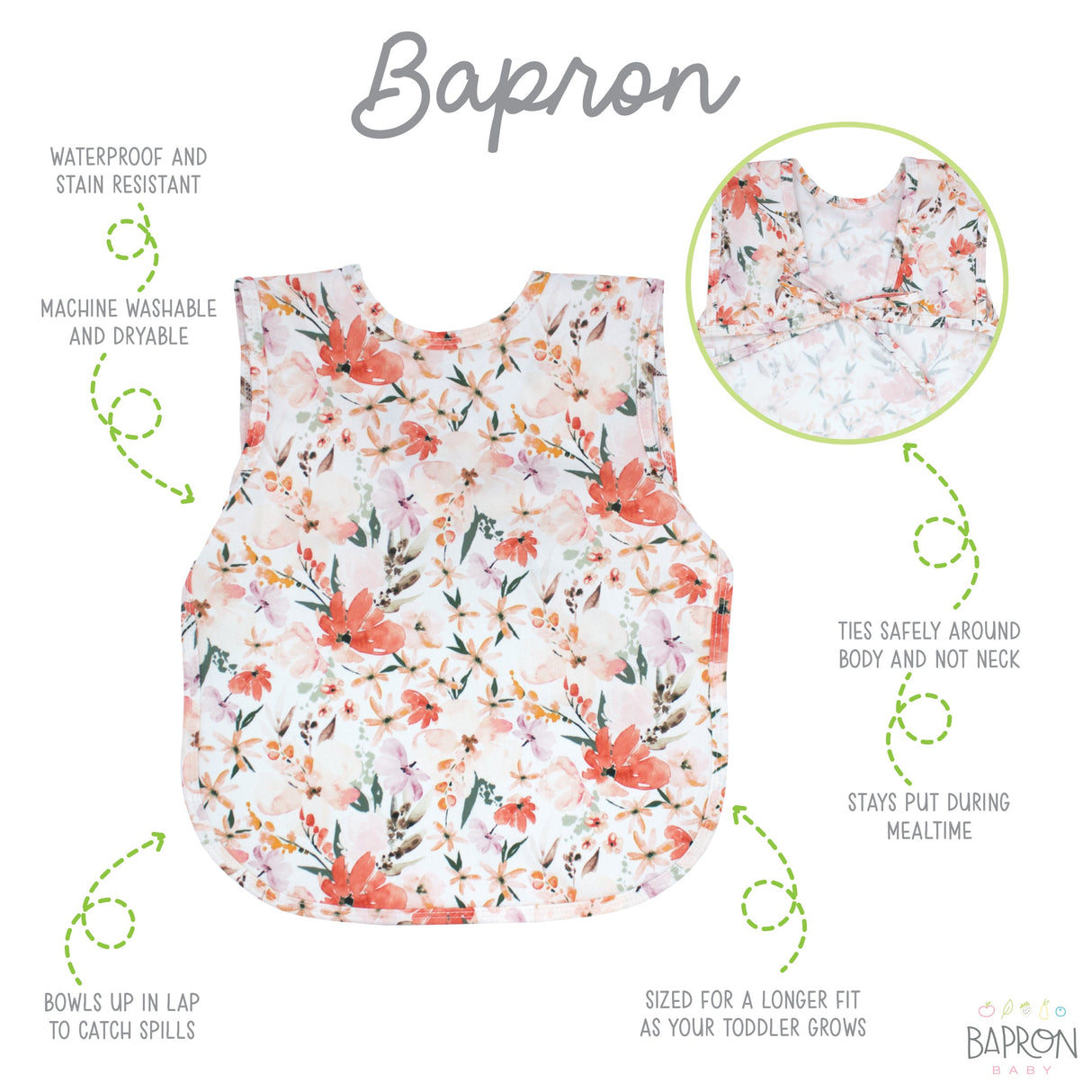 Peachy Dreams Bapron from BapronBaby