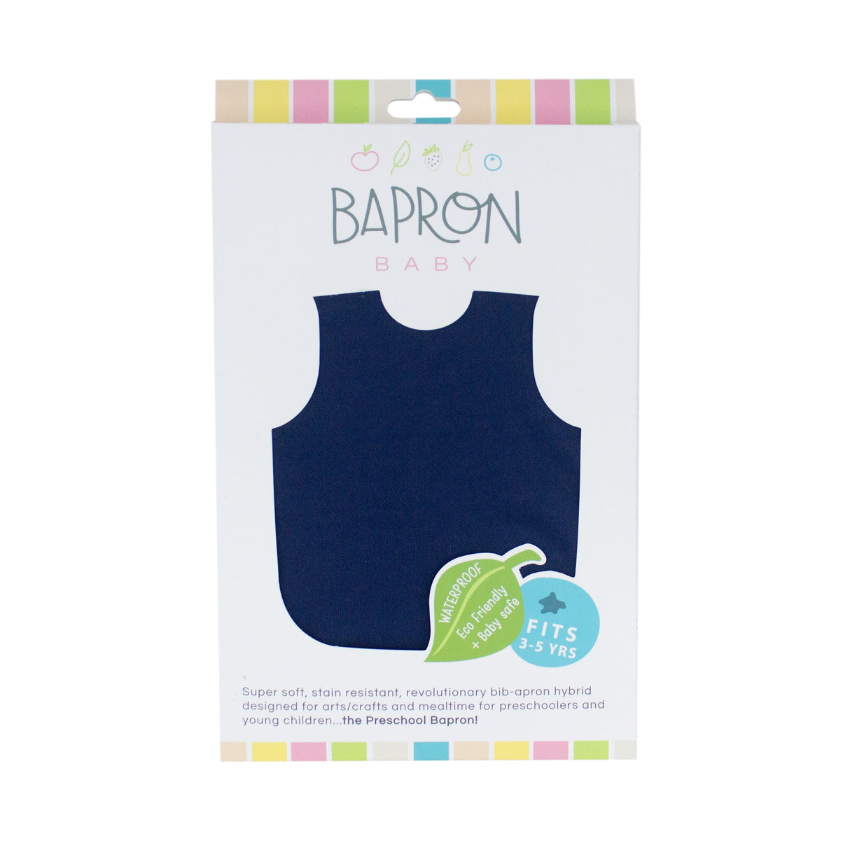 Solid Navy Minimalist Bapron from BapronBaby