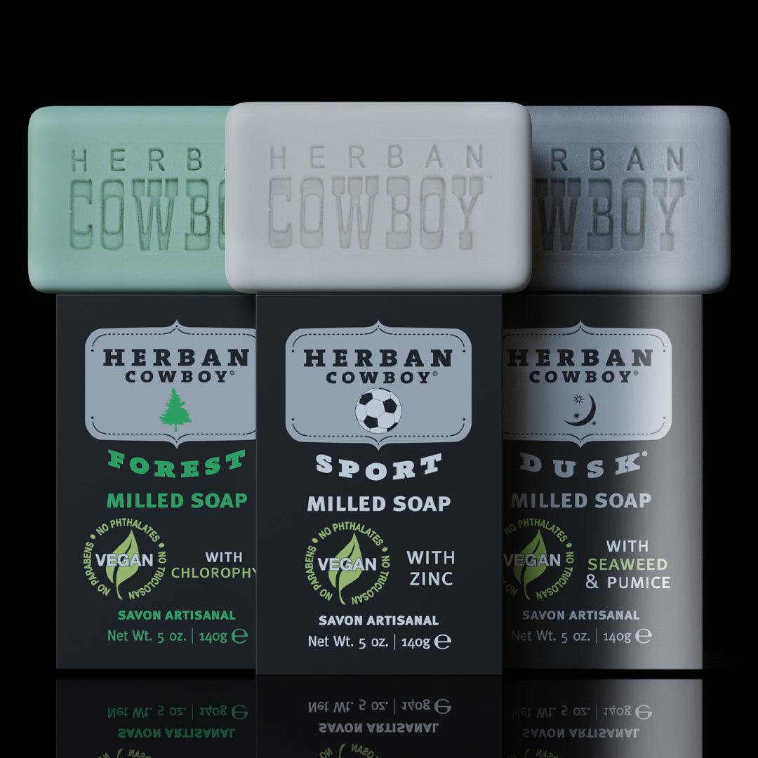 Three-pc Bar Soap Bundle From Herban Cowboy