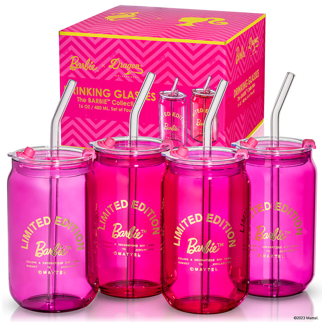 Barbie™ x Dragon Glassware® Limited Edition Drinking Glasses from DRAGON GLASSWARE