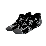The Bare Back Bones | Skeletons Heel Hammock™ Ankle Socks from Shinesty
