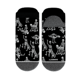 The Bare Back Bones | Skeletons Heel Hammock™ Ankle Socks from Shinesty