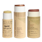 Lip + Highlighter + Blush Set from River Organics