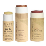 Lip + Highlighter + Blush Set from River Organics