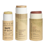 Lip + Highlighter + Blush Set from River Organics