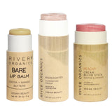 Lip + Highlighter + Blush Set from River Organics
