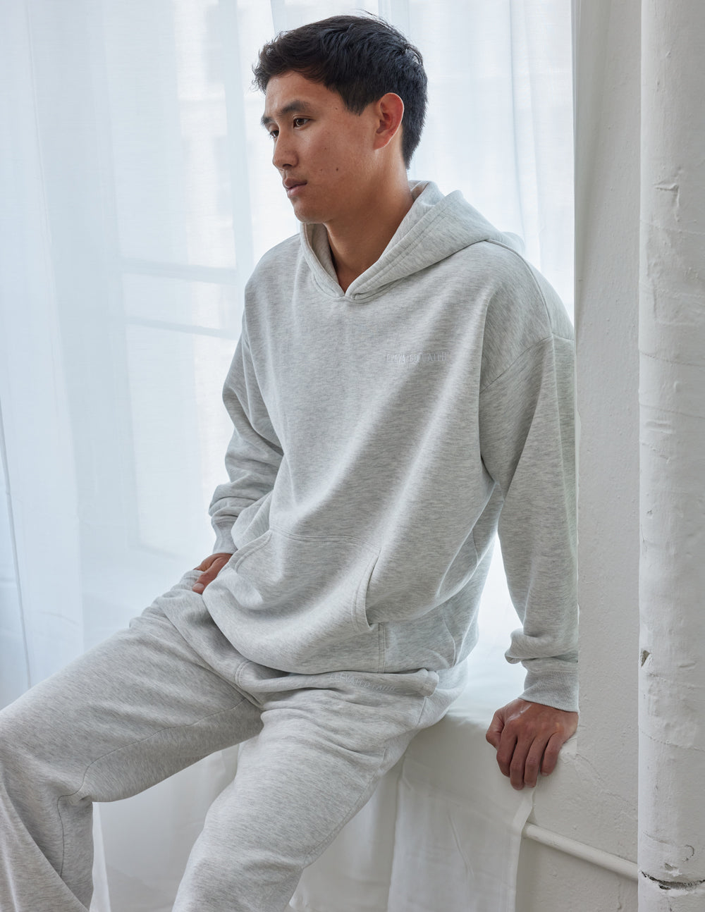 Basics Cloud Grey Unisex Hoodie from Elevated Faith
