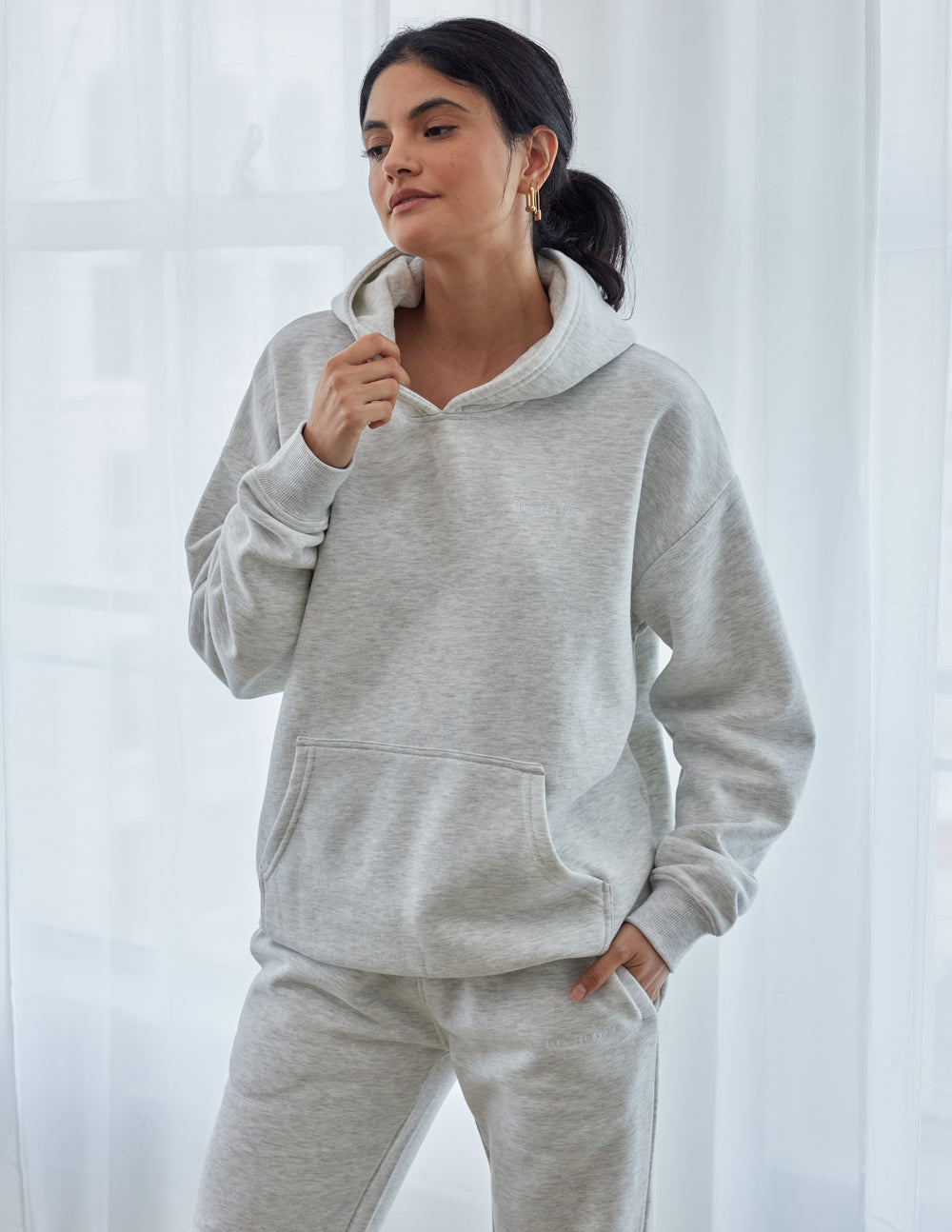 Basics Cloud Grey Unisex Hoodie from Elevated Faith