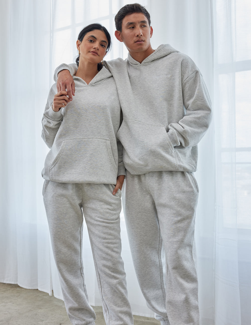 Basics Cloud Grey Unisex Hoodie from Elevated Faith