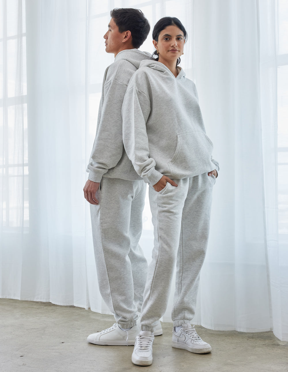 Basics Cloud Grey Unisex Hoodie from Elevated Faith