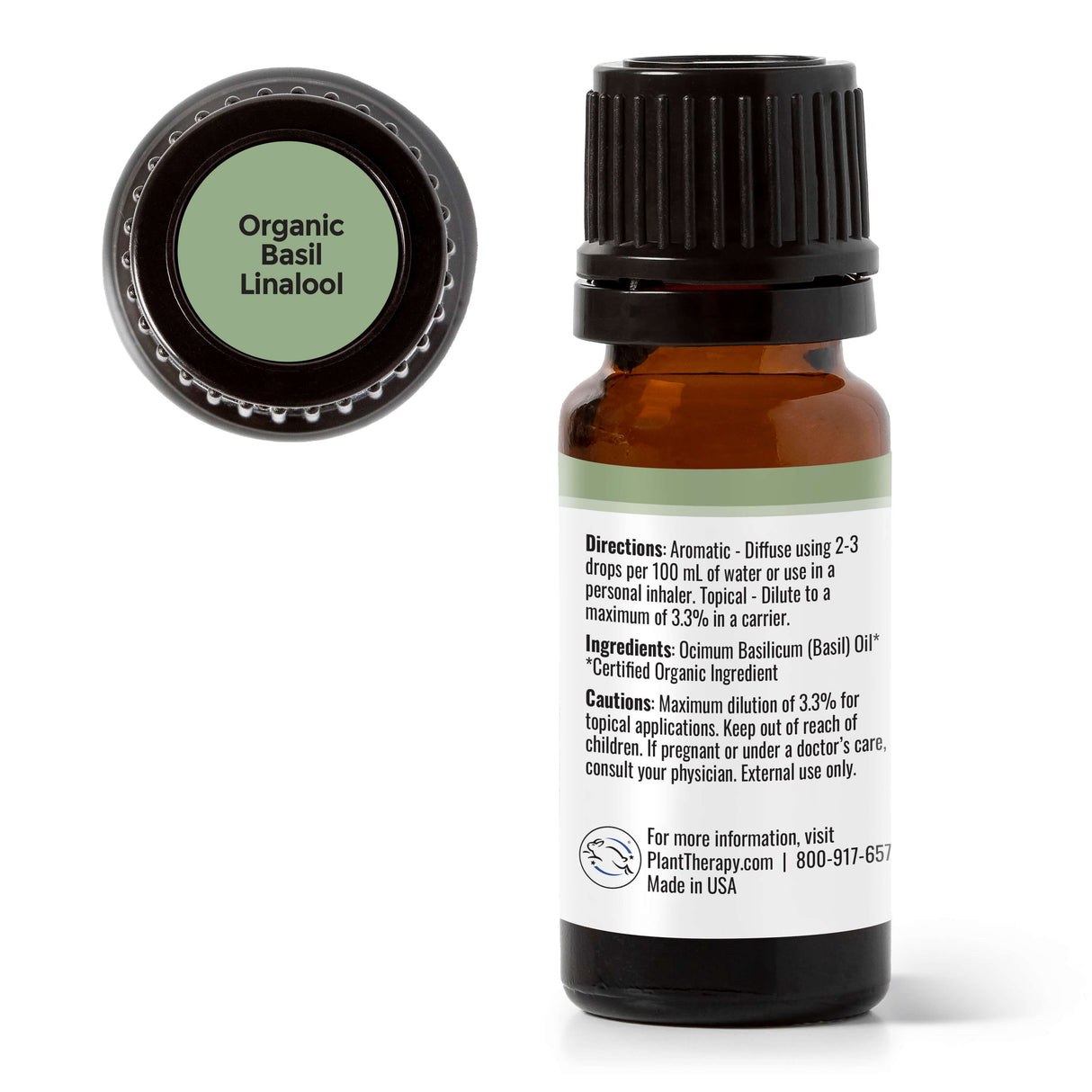 Organic Basil Linalool Essential Oil from Plant Therapy