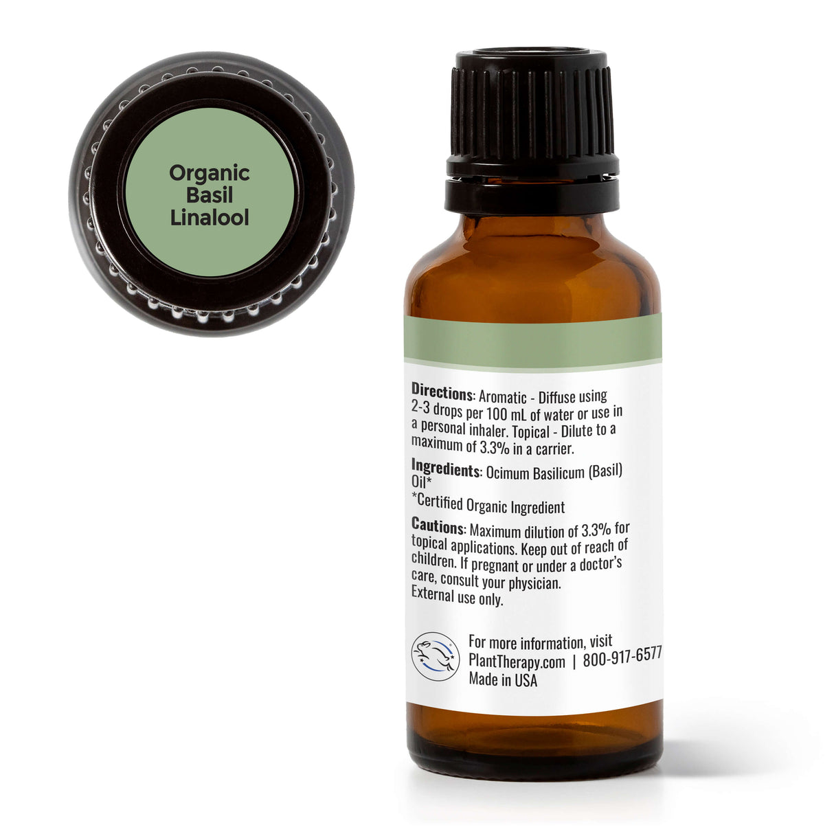 Organic Basil Linalool Essential Oil from Plant Therapy
