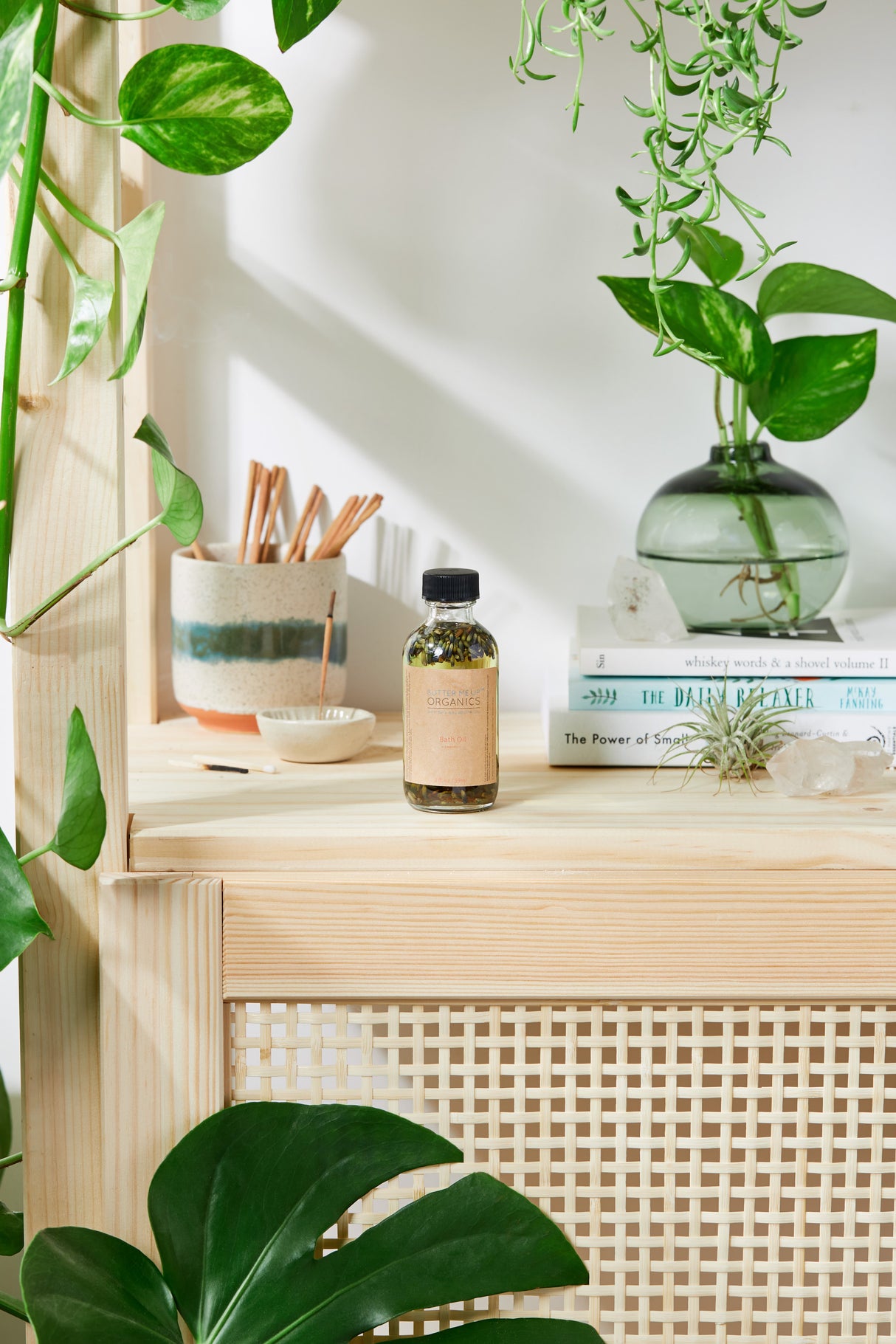 Bath Oil Healing and Relaxing Lavender from Butter Me Up Organics