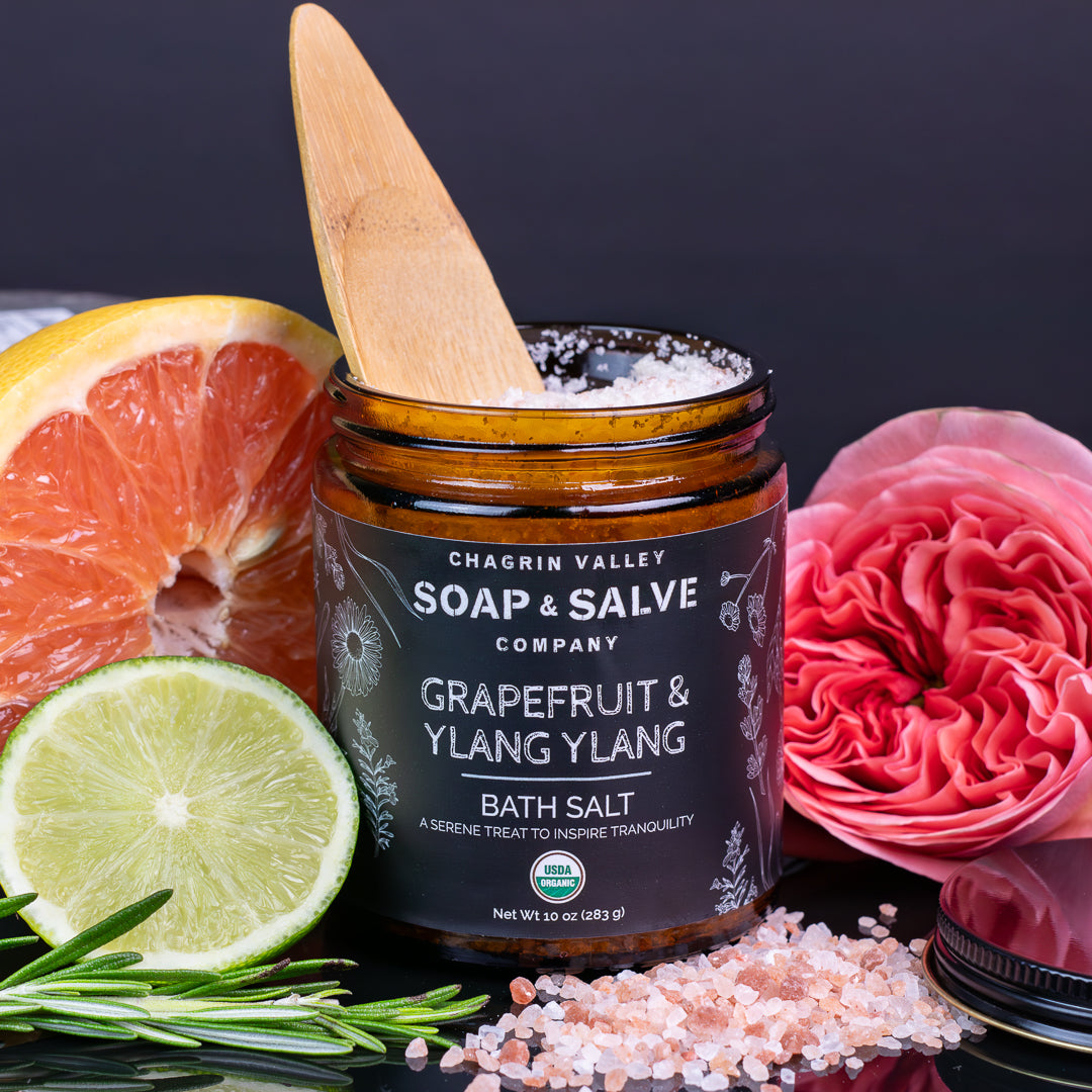Bath Salt: Grapefruit Ylang Ylang From Chagrin Valley Soap & Salve
