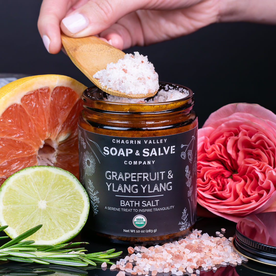 Bath Salt: Grapefruit Ylang Ylang From Chagrin Valley Soap & Salve