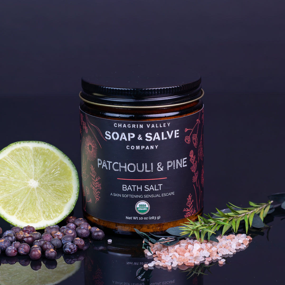Bath Salt: Patchouli Pine From Chagrin Valley Soap & Salve