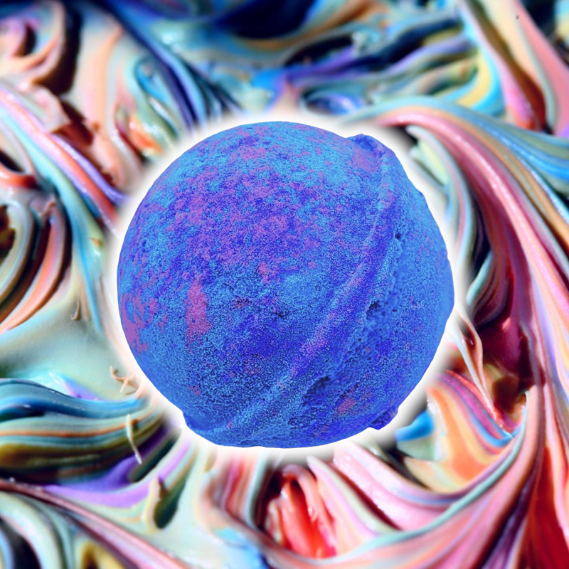 Bath Bomb - Birthday Cake from Evolve Botanica