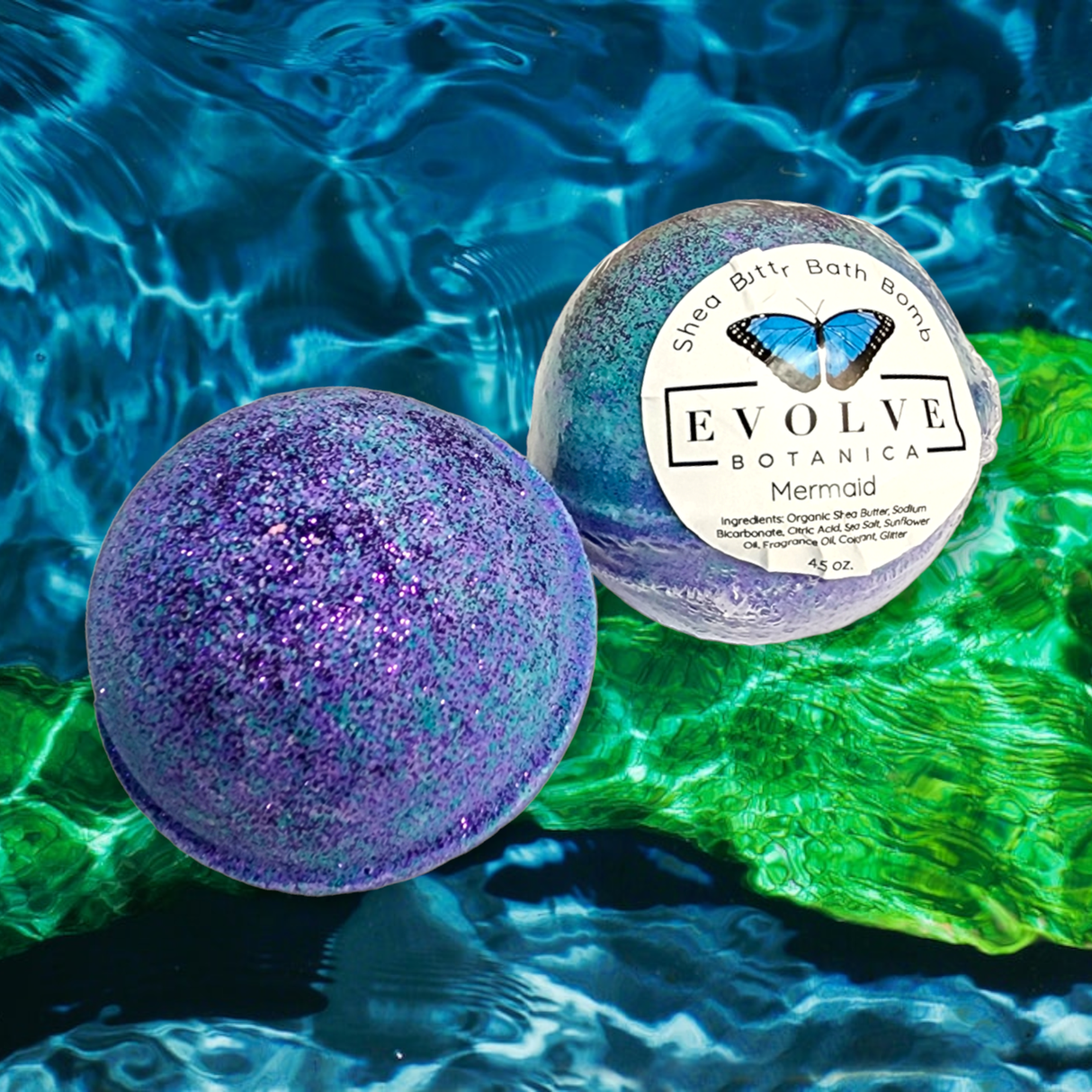 Bath Bomb - Mermaid from Evolve Botanica
