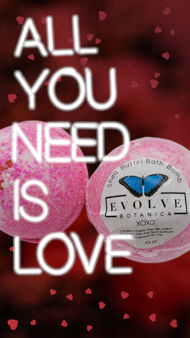Bath Bomb - XOXO from Evolve Botanica