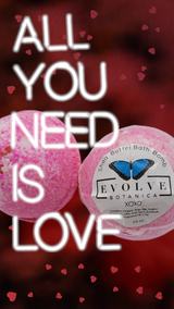 Bath Bomb - XOXO from Evolve Botanica