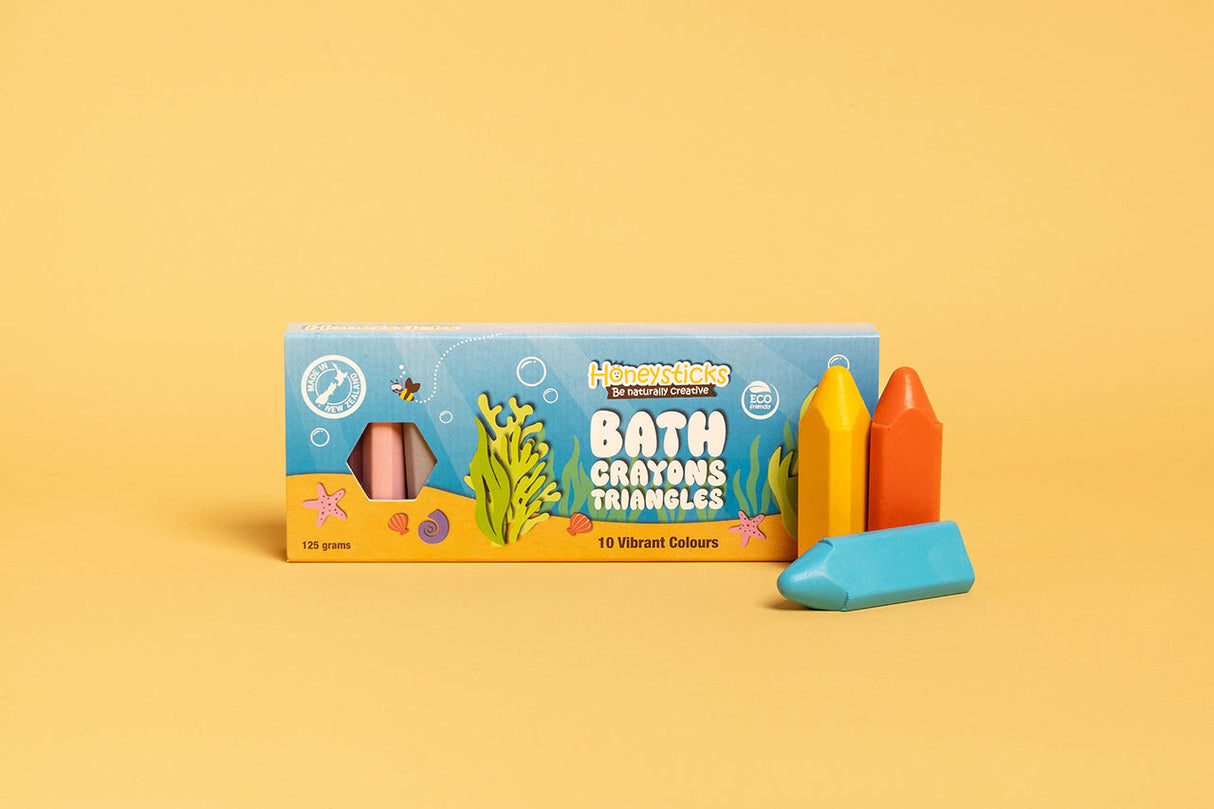 Honeysticks Bath Crayon Triangles from Honeysticks USA