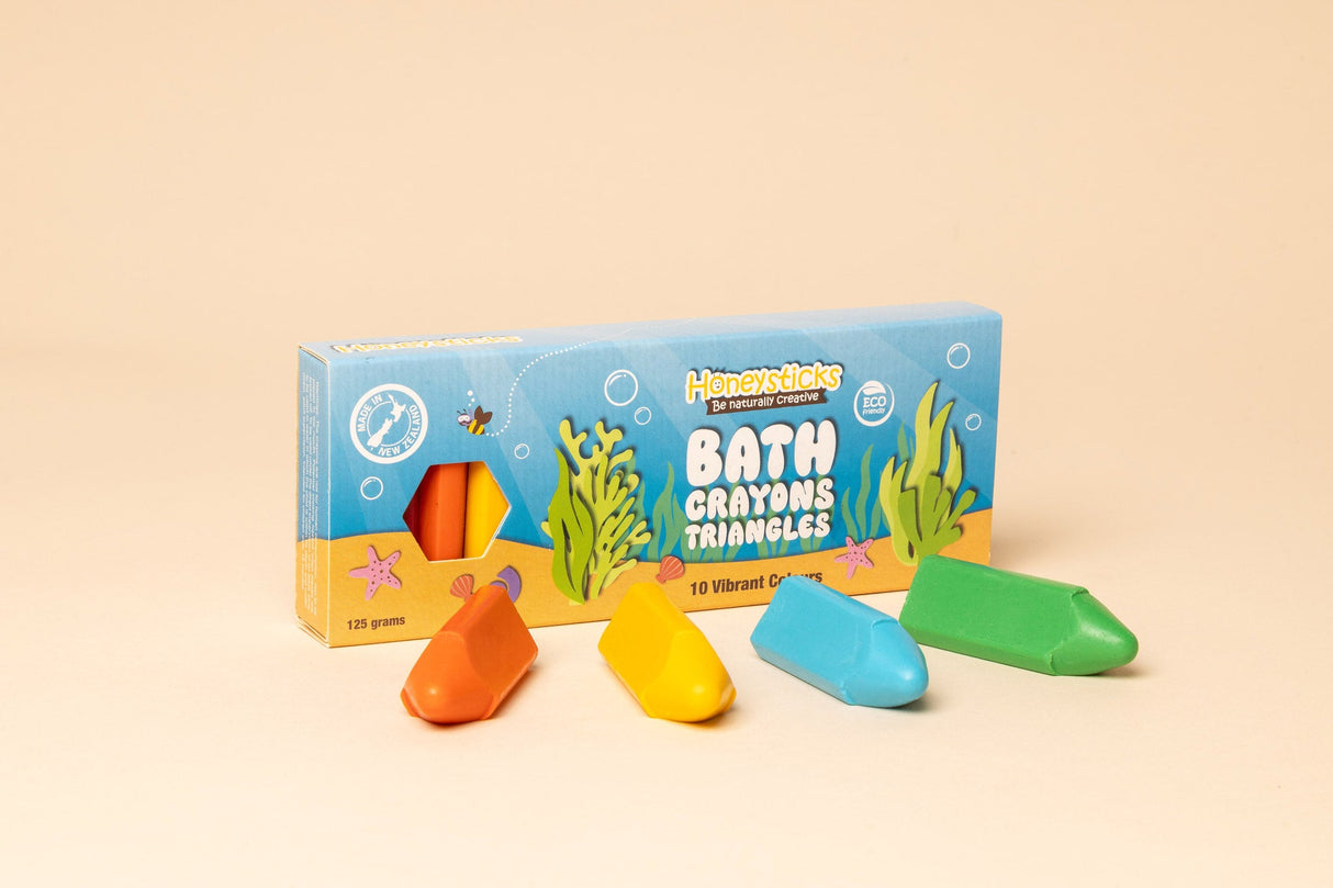 Honeysticks Bath Crayon Triangles from Honeysticks USA