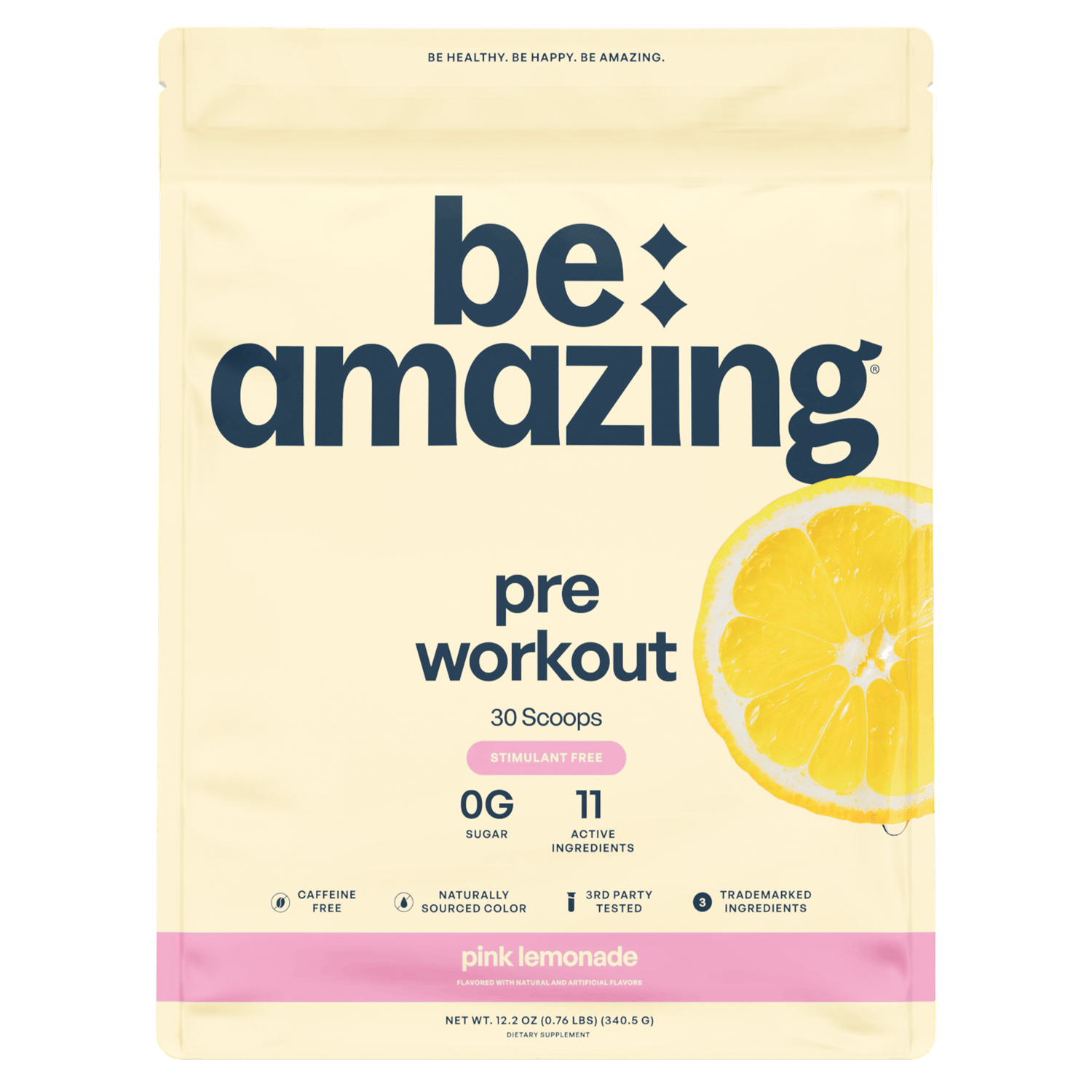 stimulant free pre workout from BEAM