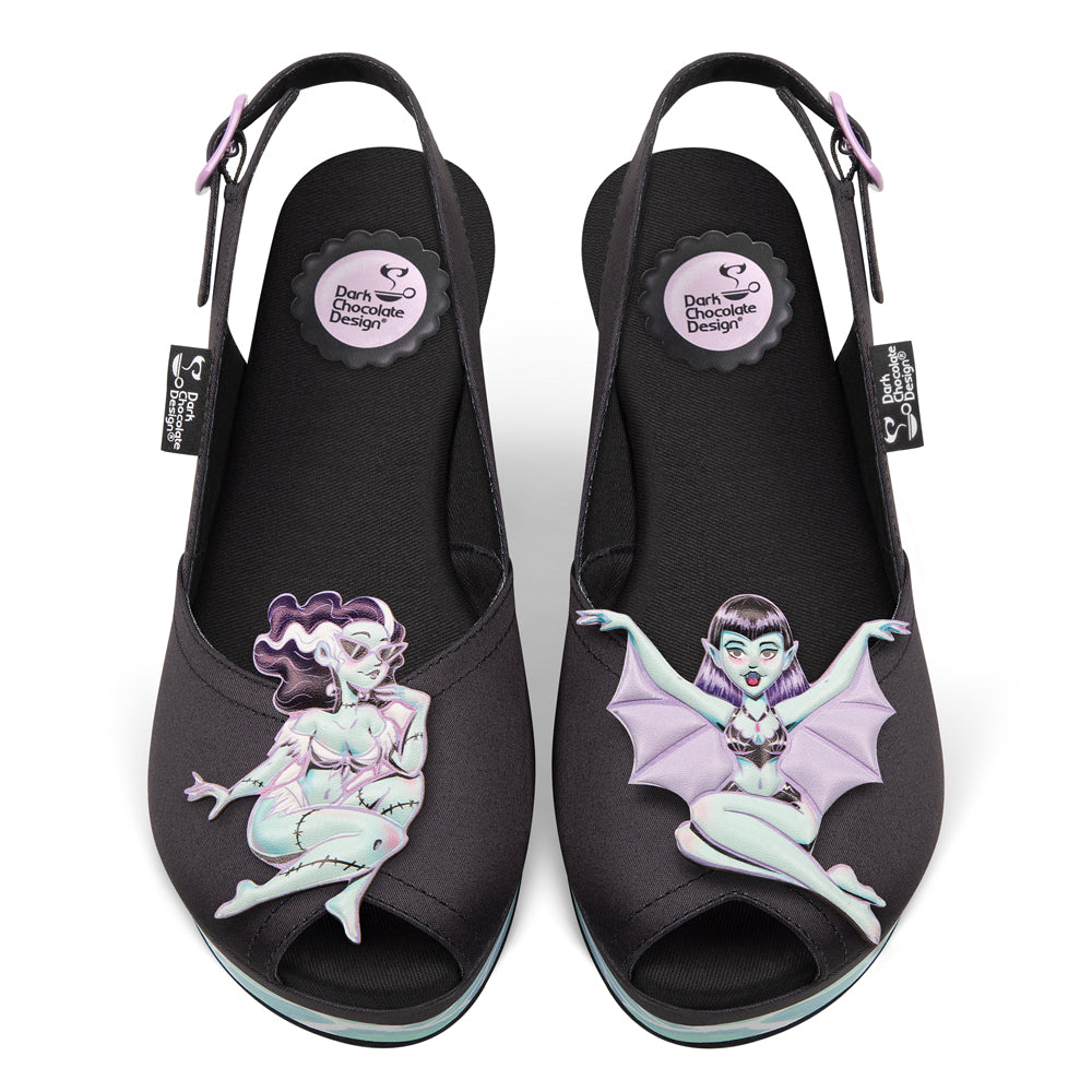 Chocolaticas® Beach Ghouls Women's Sandal from Hot Chocolate Design