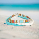 BEACH BUM - Tila Bead Bracelet Stack of 3 from Mack & Rex