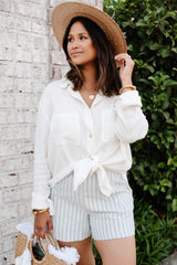 Beachside Gauze Button Front Shirt  From Gibsonlook