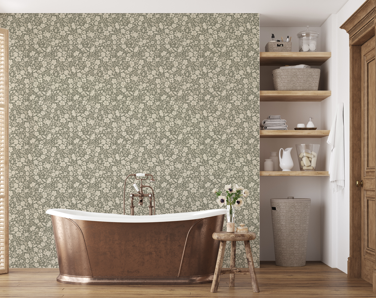 Beatrice Wallpaper by Daphne and Sage from Loomwell Home Goods